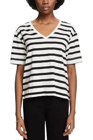 ESPRIT Damen 034ee1k328 T-Shirt, 002/Black 2, XX-Small