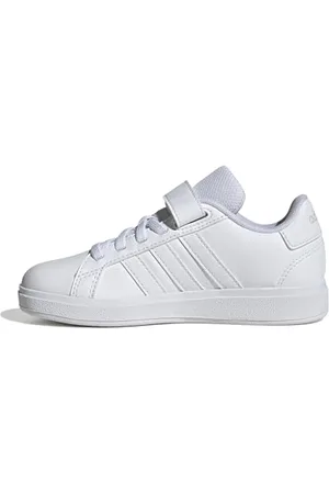 adidas Grand Court 2.0 Shoes Children Tennisschuhe, Cloud White/Cloud White/Grey one, 29 EU