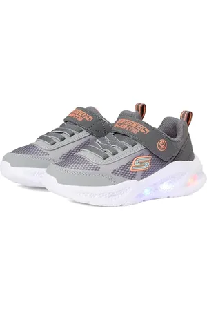 Skechers Meteor-Lights Krendox Sneaker, Grey, 21 EU