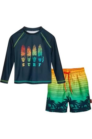Playshoes Jungen Zweiteiler Lang Schwimmshirt, , 110-116