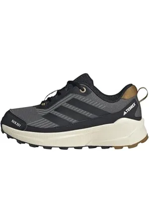 adidas Terrex Trailmaker 2 RAIN.RDY Hiking Shoes Kids Wanderschuhe, Grey Six/Core Black/Bronze Strata, 28.5 EU