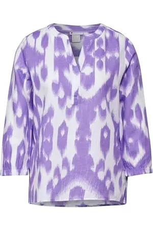Street one Damen A344479 Bluse aus Leinenmischung, , 44