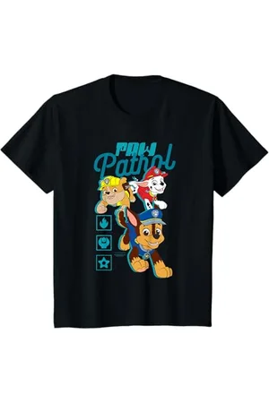 Paw Patrol Kinder - Chase Marshall Rubble T-Shirt
