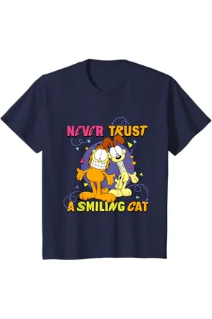 Garfield Kinder und Odie trauen keiner lächelnden Katze, Kinder T-Shirt