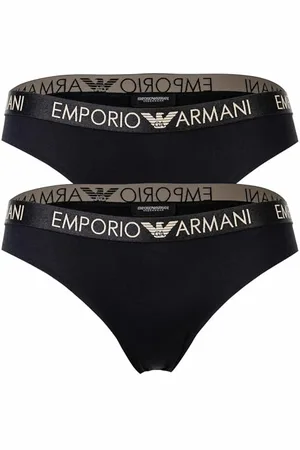 Emporio Armani Damen Iconic Microfiber 2-Pack Brief Unterwäsche, , XL