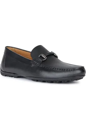 Geox Herren U KOSMOPOLIS +Grip W Moccasin, Black, 43 EU