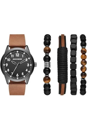 Skechers Herren Analog Quarz Uhr mit Polyurethan Armband SR9065