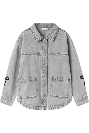 NAME IT Mädchen Nkfgloria DNM Emb Jacket 7511-Za T, , Numeric_134