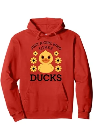 Graphic 365 Entenliebhaber, nur ein Mädchen, das Enten liebt, niedlicher Entlappen Pullover Hoodie