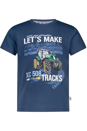 Salt & Pepper BY KIDS PARK Jungen Traktor Print EMB Appl. aus S.Jersey T-Shirt, , 104/110 cm