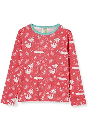 loud + proud Baby - Mädchen Longsleeve Shirt Allover Print Organic Cotton Langarmshirt, per Pack , 74/80 (Herstellergröße: 74/80)