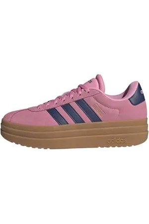 adidas Damen VL Court Bold Shoes Schuhe, Bliss Pink/Dark Blue/Gold Metallic