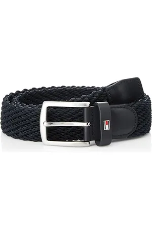 Tommy Hilfiger Herren Gürtel Denton 3.5 Elastic Stoffgürtel, , 80 cm