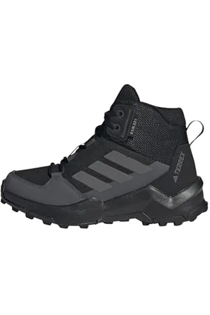 adidas Terrex AX4R MID RAIN.RDY Hiking Shoes Wanderschuhe, Core Black/Grey Four/Grey Six, 31 EU
