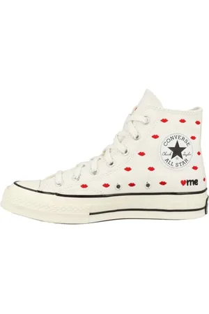 Converse Damen CTAS Lift HI Niedrig Sneakers, (White/Black/White 102), 42 EU