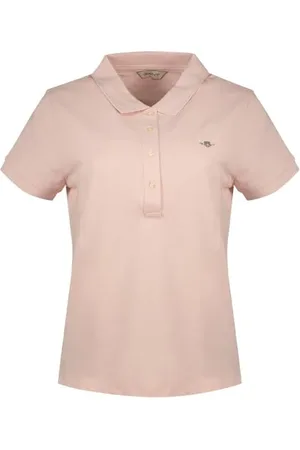 GANT Damen Slim Sheild Cap Sleeve Pique Polo, , X-Large
