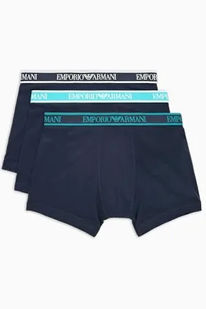 Emporio Armani Herren 3-Pack Trunk Badehose, , L