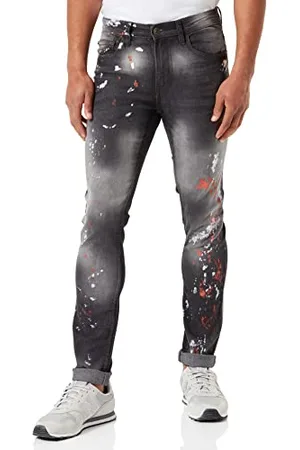 Southpole Herren Stretch Signature Denim Hose, , 30/32