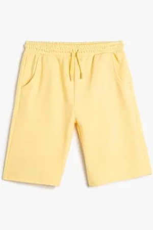 Koton Boys Basic Shorts Drawstring Textured Pockets