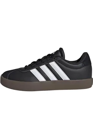 adidas VL Court 3.0 Shoes Kids Schuhe, Core Black/Cloud White/Gum, 37 1/3 EU
