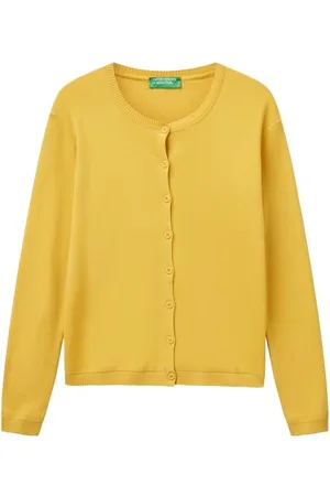 Benetton Damen Maglia Coreana M/L 1091d5558 Strickjacke, , M