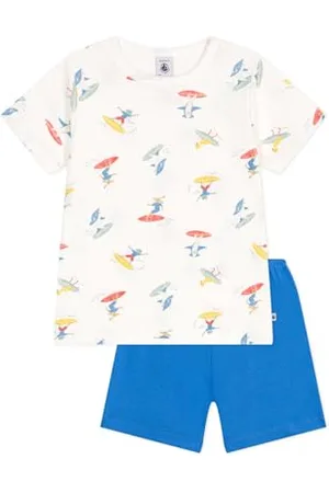 Petit Bateau Jungen A0DMT Pyjacourt, , 12 Jahre