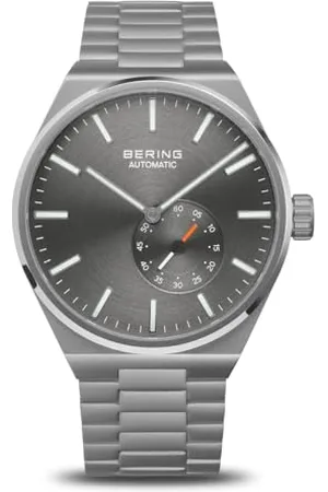 Bering Herren Analog Automatik Uhr mit Edelstahl Armband 19441-777