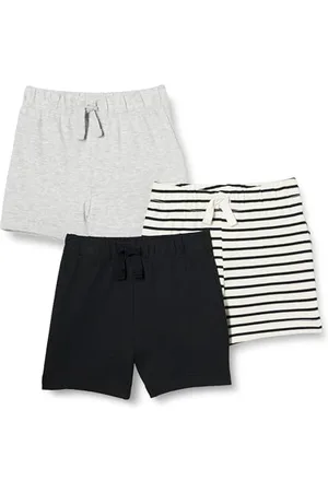 Amazon Unisex Baby Baumwollshorts Zum Schlüpfen, 3er-Pack, , 0-3 Monate