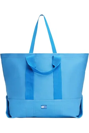 Tommy Hilfiger Damen Tote Bag Tasche Edition Canvas Groß, Blau (Copenhagen Blue), Einheitsgröße