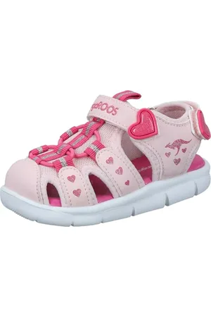 KangaROOS Jungen Unisex Kinder K-Mini Sandale, Frost pink/Daisy pink, 24 EU