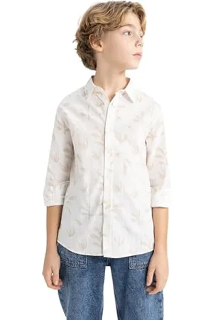 DeFacto Kleinkind Baby Jungen Kariertes Flanellhemd Langarm Button-Down Hemden
