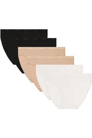 Dim Damen Les Pockets Eco Coton Couleurs Douces X6 Höschen, , 42 (6er Pack)