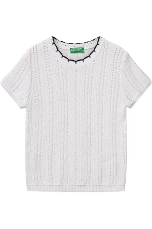 Benetton Damen Maglia G/C M/M 1594e10dr T-Shirt, , X-Large