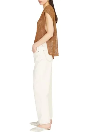 Sisley Womens Sleeveless Sweater 105MM102G Jacket, , S