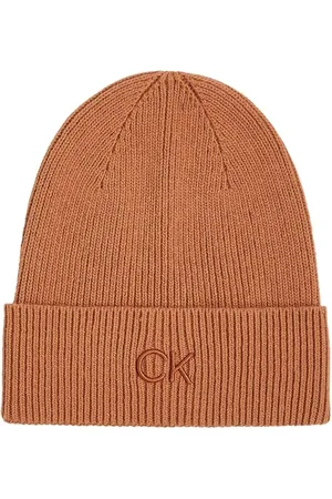 Calvin Klein CK EMBROIDERY FINE RIB BEANIE Beanie-Mütze Damen, , OS