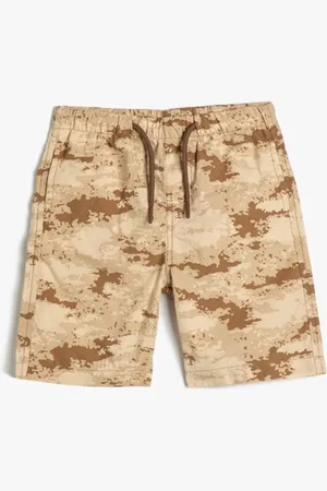 Koton Bermuda Military Shorts Pockets Drawstring Cotton