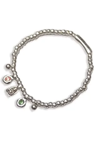 UNO de 50 Damen-Armband, 925er Sterlingsilber, Größe L, 16,51 cm, Metalllegierung, handgefertigter Schmuck, Talla L, Silber, Kein Stein