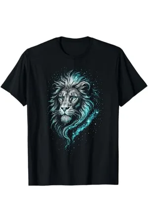 Nature Afrika Löwenkopf Augen Mähne Wildlife Großkatze Dschungel T-Shirt