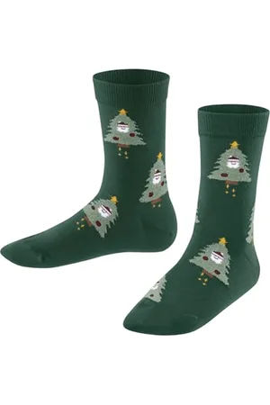 Falke Unisex Kinder Socken Santas Spacerocket K So Baumwolle gemustert 1 Paar, , 35-38