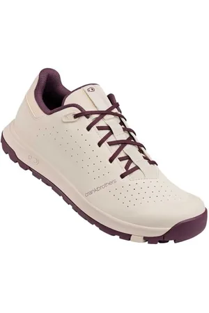 Crankbrothers Unisex-Erwachsene Stamp Trail Lace Fahrradschuh, Weiß/Violett, 10 Women/8.5 Men