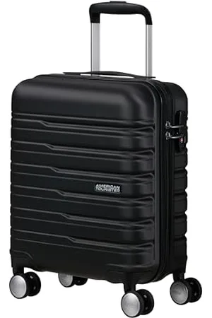 American Tourister Flashline - EasyJet Handgepäck, Spinner XS, 35 x 45 x 20 cm, 23 L, 2.20 kg, Flugzeug Handgepäck Underseater, Schwarz (Shadow Black)