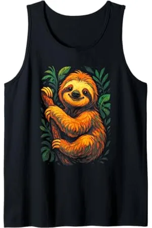 Art Faultier Süßer Dschungel Natur Chill Wildlife Spaß Tier Tank Top