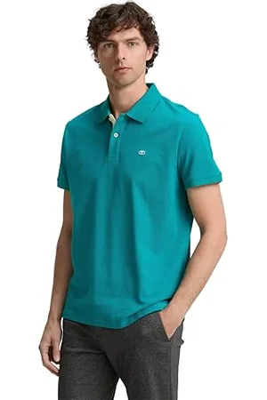 TOM TAILOR Herren 1031006 Poloshirt, 11037-Dark Bottle Green, M