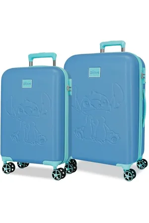 Disney Joumma Kofferset mit Stitch, , 55/60 cm, starr, 6,26 kg, TSA-ABS, 6,26 kg, 100,64 l, Handgepäck, , Talla única, Koffer-Set
