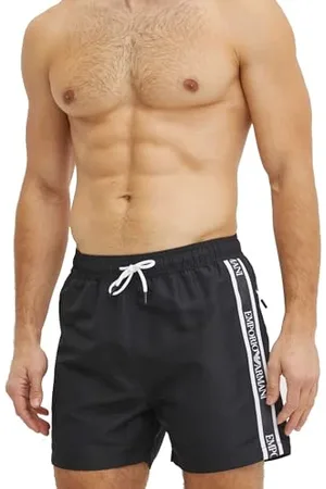Emporio Armani Herren Mid Boxer Badehose, , S