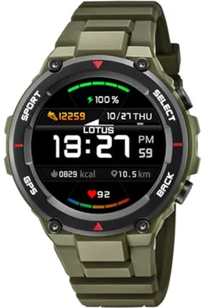 Lotus Herren Smartwatch Uhr , Silikon Armband, Durchmesser: 50.8 mm, Wasserdichtigkeit: IP68, 50024/3