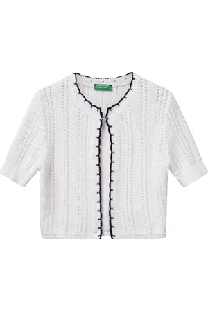 Benetton Damen Maglia Coreana M/M 1594e501z Strickjacke, , XL
