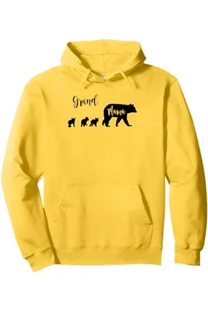 All in the Bear Family Grand Mama Bär mit 3 drei Jungen Oma Geschenk Pullover Hoodie