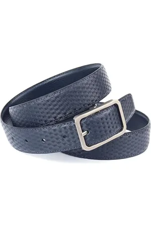 Anthoni Crown Herren Wendegurtel Flecht WE1SW80BL Gürtel, , 100