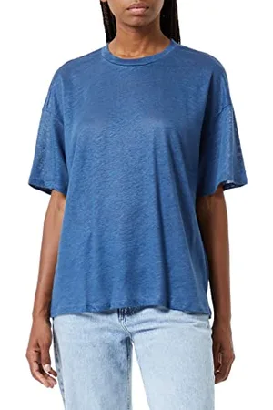 Benetton Damen T 3S1MD101G Kurzarm Shirt, , XS